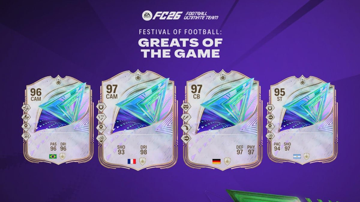 EA FC 26 Greats of the Game: New ICONs, Dates and Best Cards